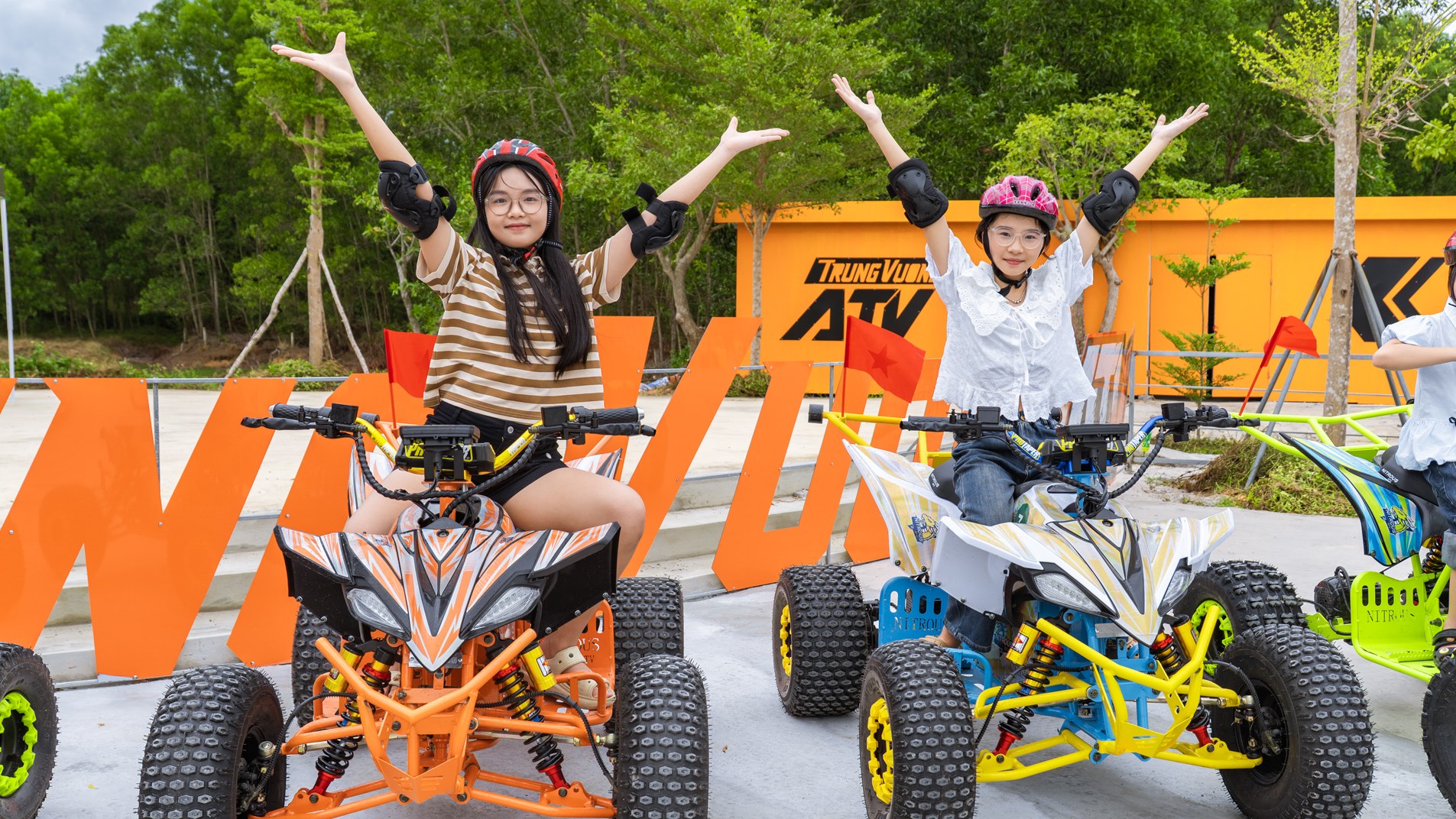 ATV vượt địa hình Trung Vương Garden