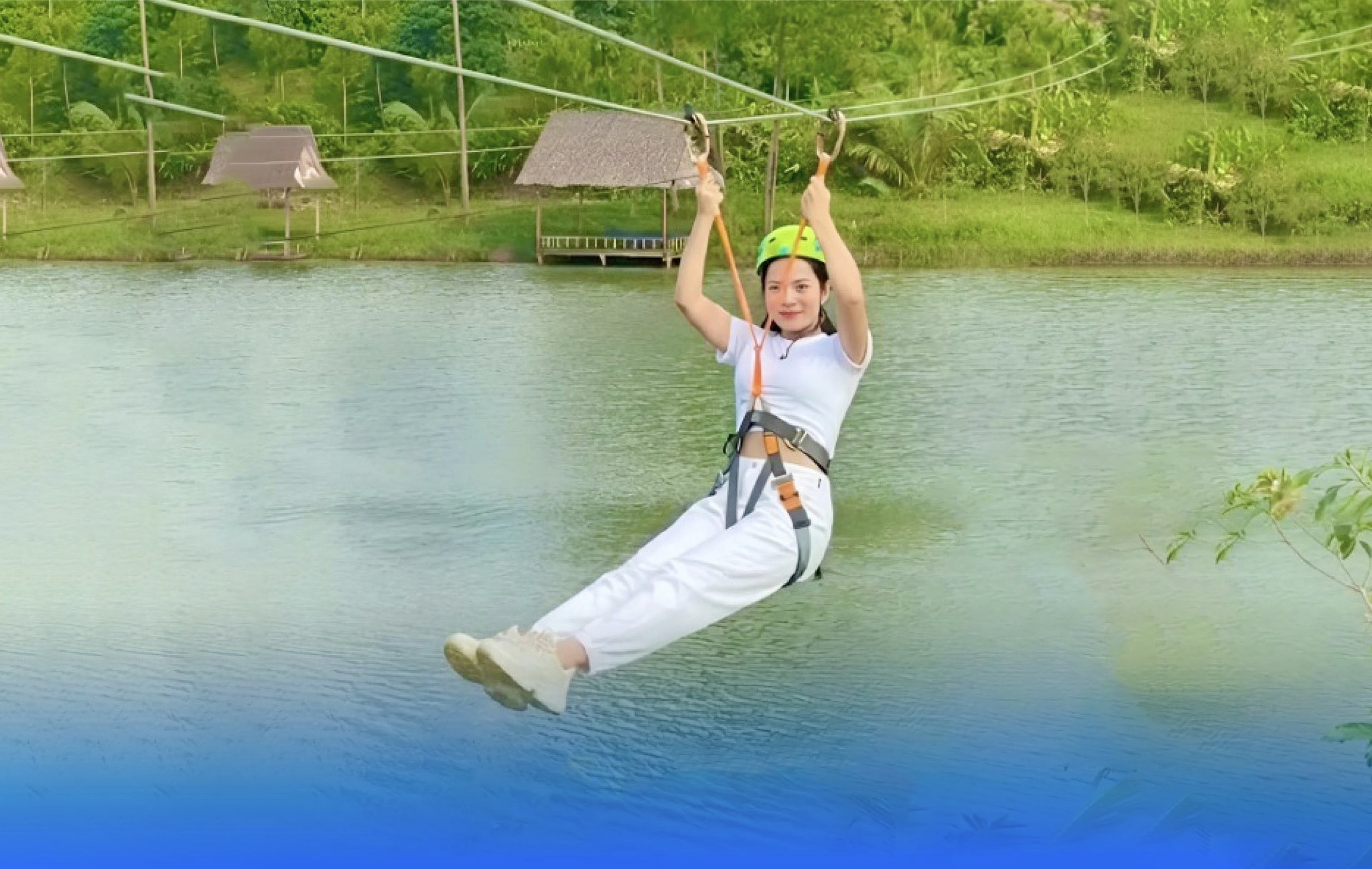 Trượt Zipline Trung Vương Garden